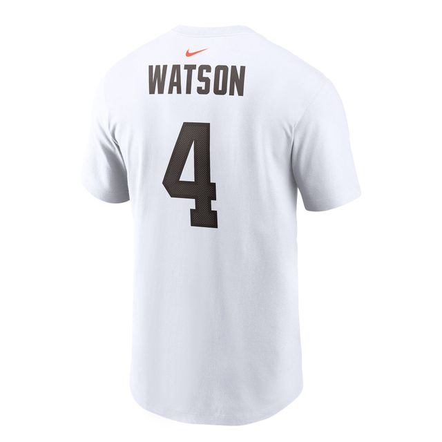 T-shirt Nike Deshaun Watson pour homme, blanc, nom et numéro du joueur des Cleveland Browns