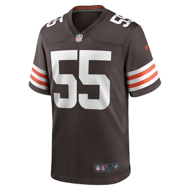 Maillot de match Nike Ethan Pocic pour hommes, marron, Cleveland Browns