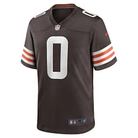Men's Nike Greg Newsome II Brown Cleveland Browns Team Game Jersey