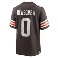 Men's Nike Greg Newsome II Brown Cleveland Browns Team Game Jersey