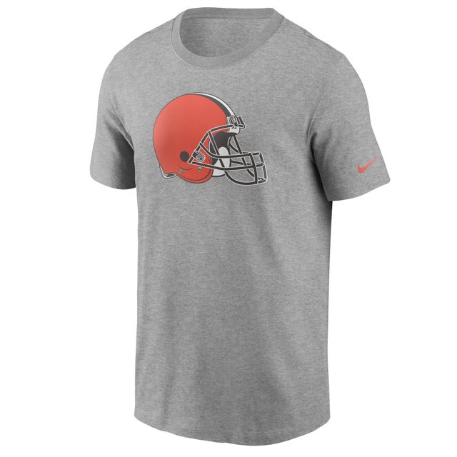 T-shirt à logo principal des Cleveland Browns Nike pour homme, gris chiné