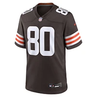 Men's Nike Jamari Thrash  Brown Cleveland Browns Team Game Jersey