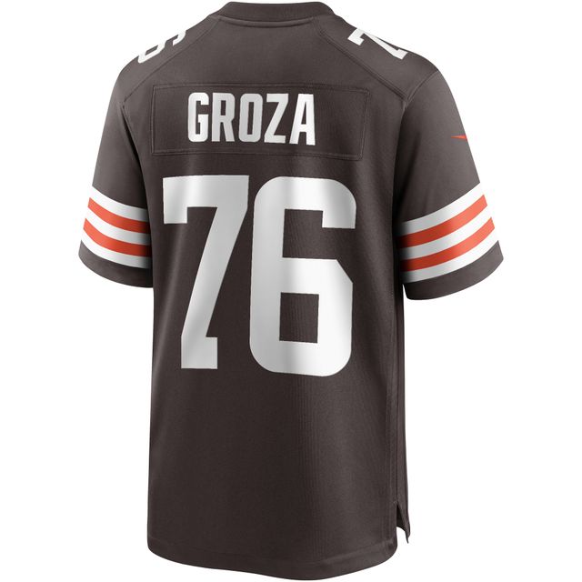 Maillot de joueur retraité Nike Lou Groza des Cleveland Browns pour hommes, marron