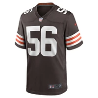 Men's Nike Luke Wypler  Brown Cleveland Browns Team Game Jersey
