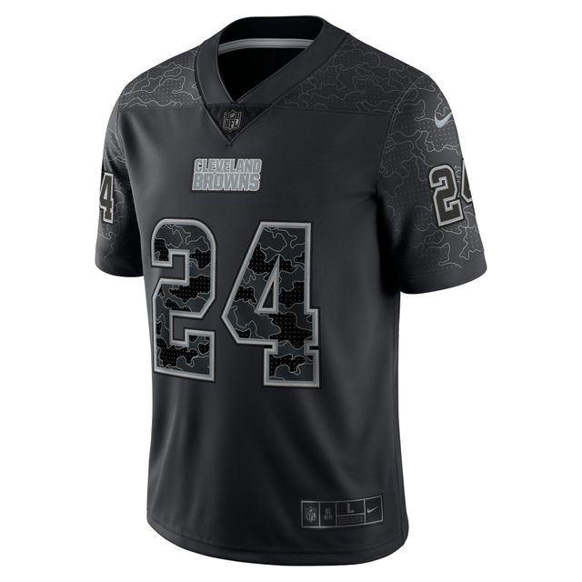 Homme Nike Nick Chubb Noir Cleveland Browns RFLCTV - Maillot limité