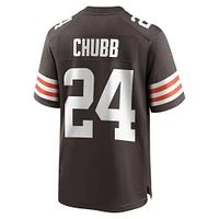 Men's Nike Nick Chubb Brown Cleveland Browns Game Jersey