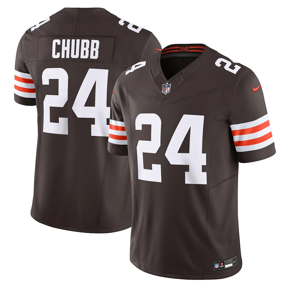 Men's Nike Nick Chubb Cleveland Browns Vapor F.U.S.E. Limited Jersey