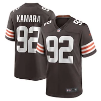 Maillot de match l'équipe Nike Sam Kamara pour hommes, marron, Cleveland Browns