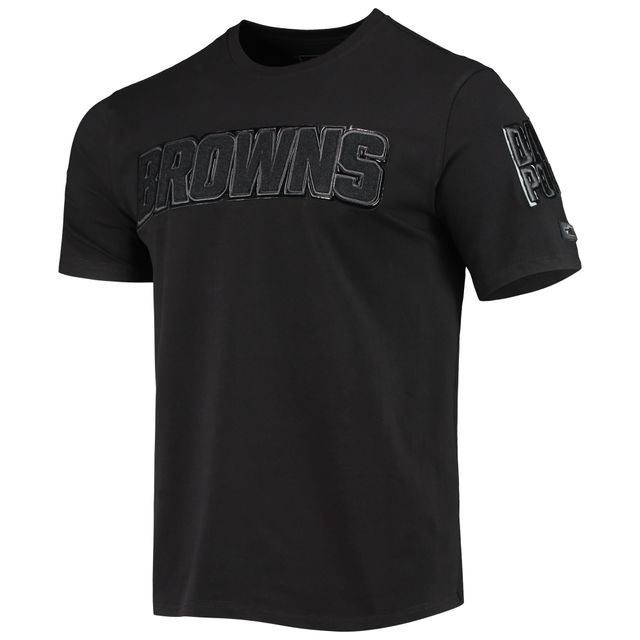 Chemise Pro Standard noire avec logo des Cleveland Browns pour hommes
