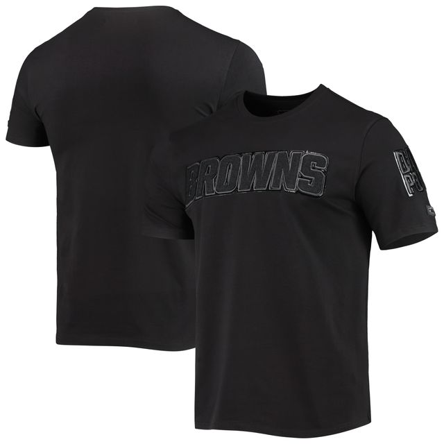 Chemise Pro Standard noire avec logo des Cleveland Browns pour hommes