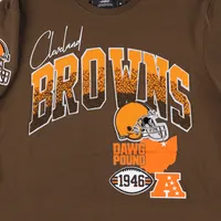 Men's Pro Standard Brown Cleveland Browns Hometown Collection T-Shirt