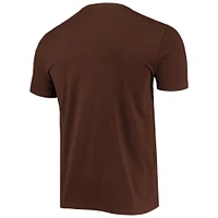 Men's Pro Standard Brown Cleveland Browns Team Classic Bristle Slim-Fit T-Shirt