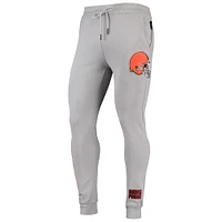 Men's Pro Standard Gray Cleveland Browns Logo Jogger Pants