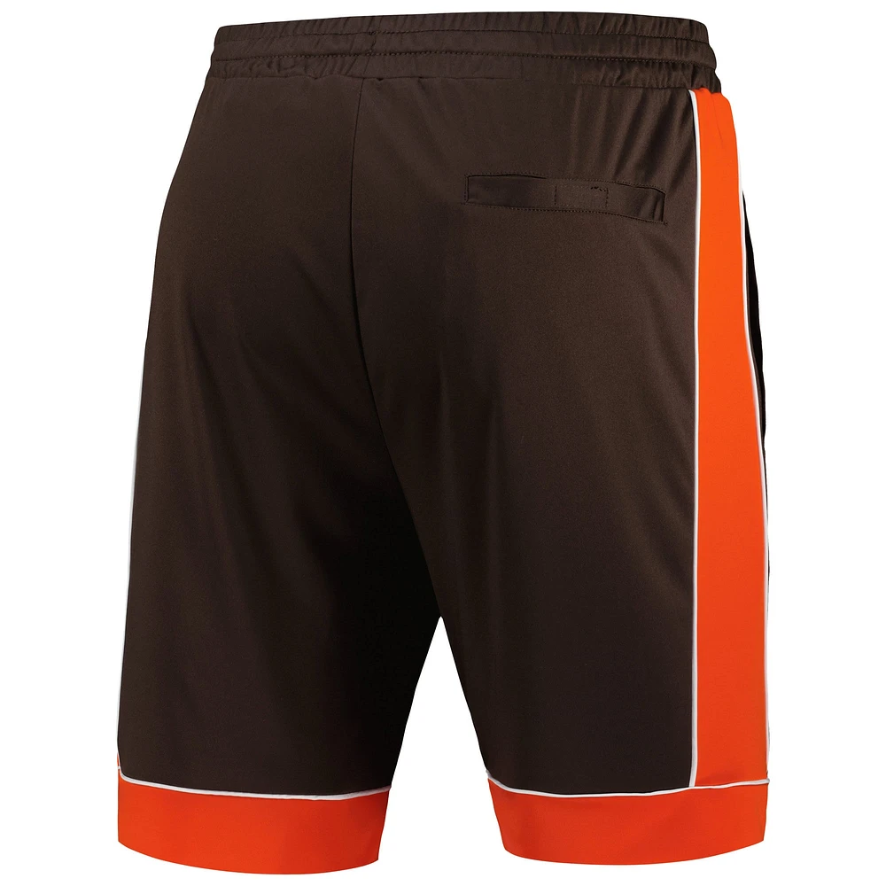 Short de mode préféré des fans Cleveland Browns Starter marron/orange pour hommes