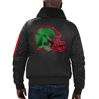 Men's Starter x Ty Mopkins Black Cleveland Browns History Month Satin Full-Zip Jacket