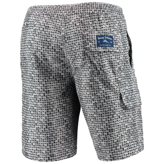 Short de bain Tommy Bahama Grey Cleveland Browns Baja Geo Wave pour homme