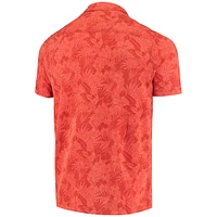 Men's Tommy Bahama Orange Cleveland Browns Sport Palmetto Palms Polo