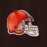 Men's Tommy Hilfiger Brown/Orange Cleveland Browns Logan Polo
