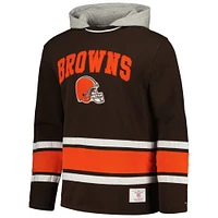 Men's Tommy Hilfiger Brown Cleveland Browns Ivan Fashion Pullover Hoodie