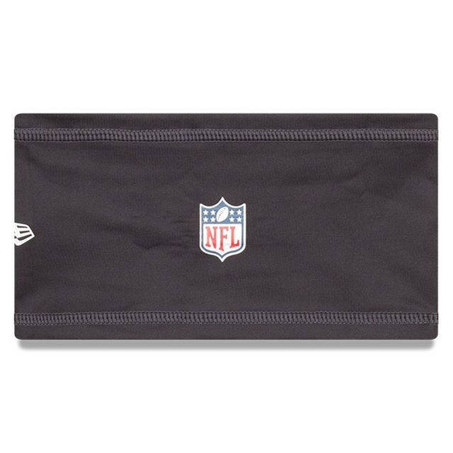 New Era Graphite Cleveland Browns COOLERA Bandeau officiel du camp d'entraînement