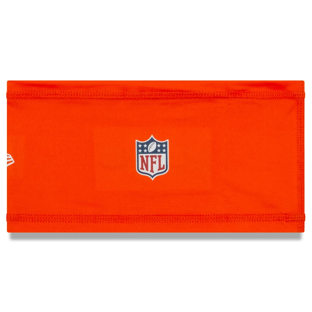 Bandeau d'entraînement officiel New Era Cleveland Browns COOLERA orange