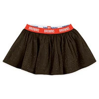 Newborn & Infant WEAR by Erin Andrews Cleveland Browns Three-Piece Long Sleeve Bodysuit, Tutu and Sweatpants Set