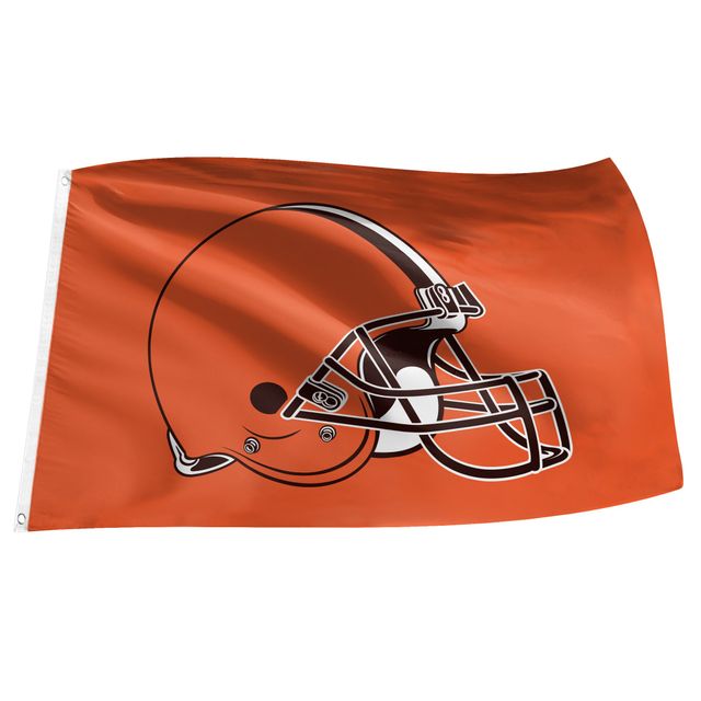 Drapeau orange Cleveland Browns 3' x 5'
