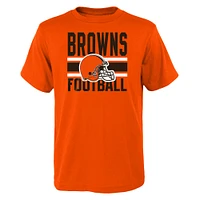Preschool Orange/Brown Cleveland Browns Fan Fave T-Shirt Combo Set