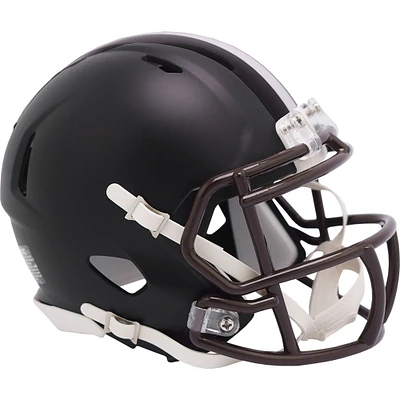 Riddell Cleveland Browns Unsigned Flat Black Alternate Speed Mini Football Helmet