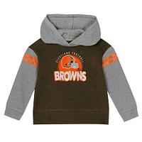 Toddler Cleveland Browns Club House Long Sleeve Hoodie Top and Leggings Two-Piece Set