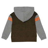 Toddler Cleveland Browns Club House Long Sleeve Hoodie Top and Leggings Two-Piece Set