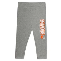 Toddler Cleveland Browns Club House Long Sleeve Hoodie Top and Leggings Two-Piece Set