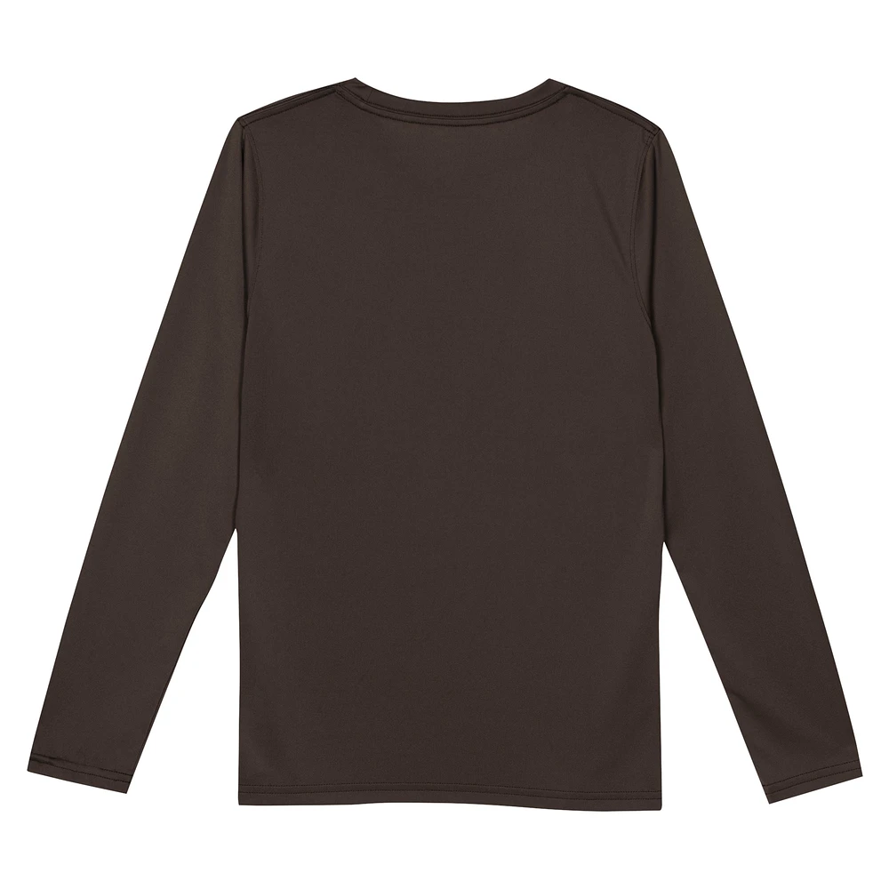 Toddler Nike Brown Cleveland Browns Legend Icon Long Sleeve T-Shirt