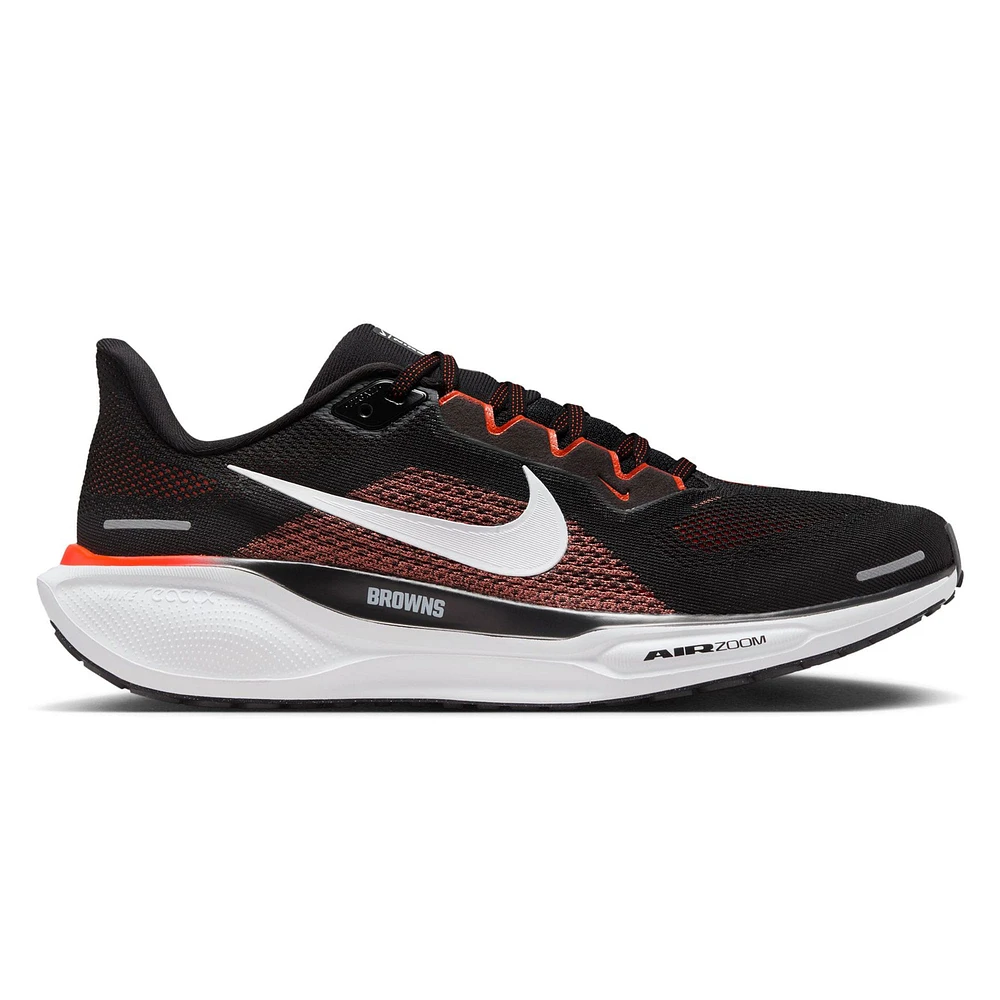 Chaussures de course unisexes Nike Zoom Pegasus 41 noires des Cleveland Browns