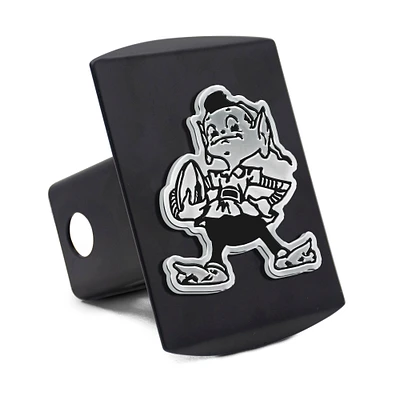 Housse d'attelage WinCraft Cleveland Browns Premium en métal chromé avec logo