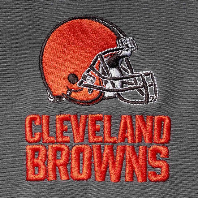Doudoune en molleton Softshell Cleveland Browns pour femmes, gris Dunbrooke