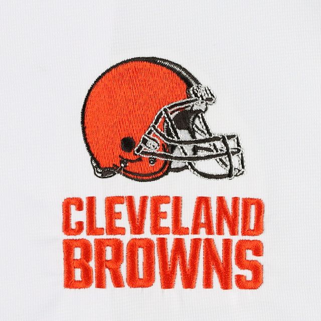 Dunbrooke Blanc/Gris Cleveland Browns Hurricane Raglan Coupe-vent entièrement zippé pour femme