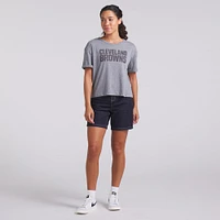 Women's Fanatics Heather Gray Cleveland Browns Tri-Blend T-Shirt