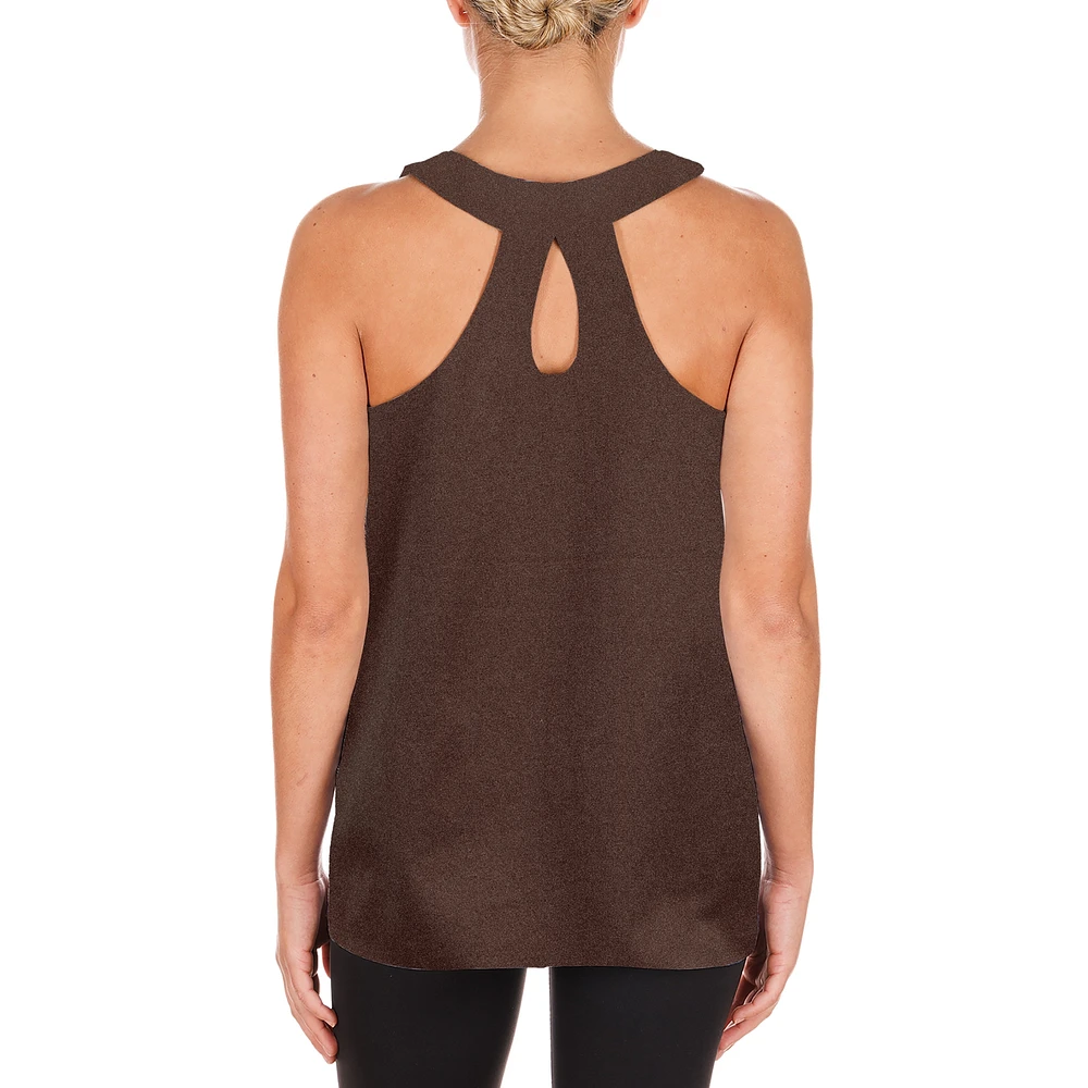 Women's New Era Brown Cleveland Browns 2024 NFL Training Camp Tank Top