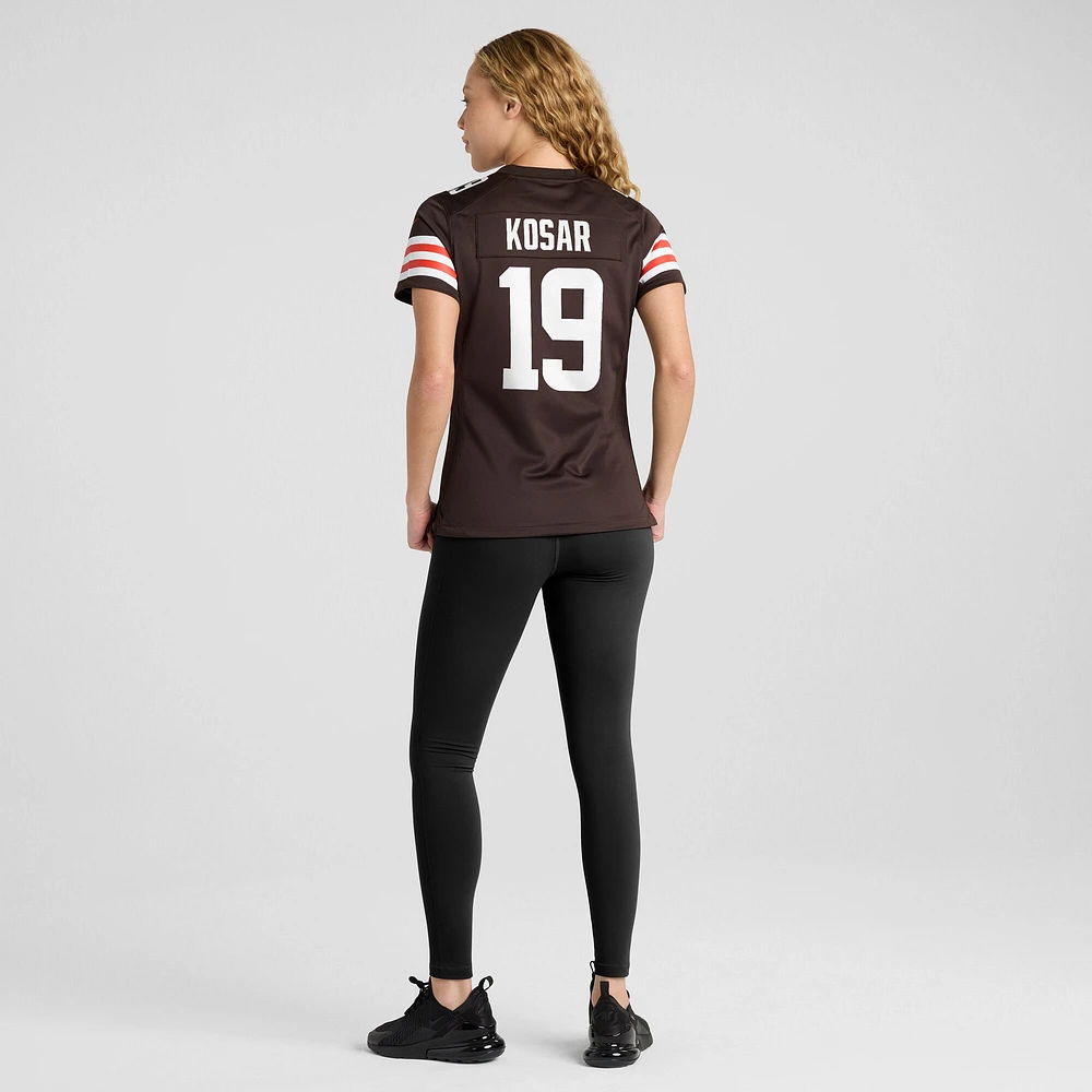 Women's Nike Bernie Kosar Brown Cleveland Browns Game Retired Player Jersey