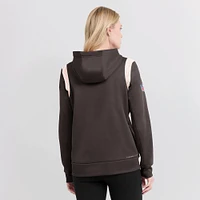 Women's Nike Brown Cleveland Browns Sideline Stack Performance Pullover Hoodie