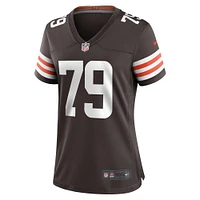 Women's Nike Dawand Jones  Brown Cleveland Browns Team Game Jersey