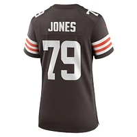 Women's Nike Dawand Jones  Brown Cleveland Browns Team Game Jersey