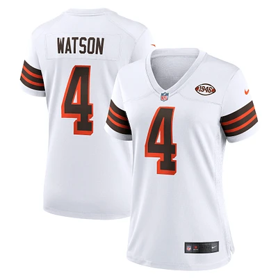 Women's Nike Deshaun Watson White Cleveland Browns Player Jersey