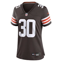 Women's Nike Devin Bush  Brown Cleveland Browns Game Jersey