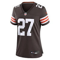 Women's Nike D'Onta Foreman  Brown Cleveland Browns Game Jersey
