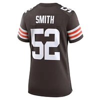 Women's Nike Elerson Smith  Brown Cleveland Browns Team Game Jersey
