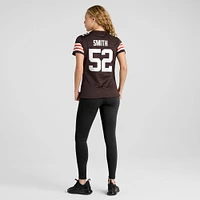 Women's Nike Elerson Smith  Brown Cleveland Browns Team Game Jersey