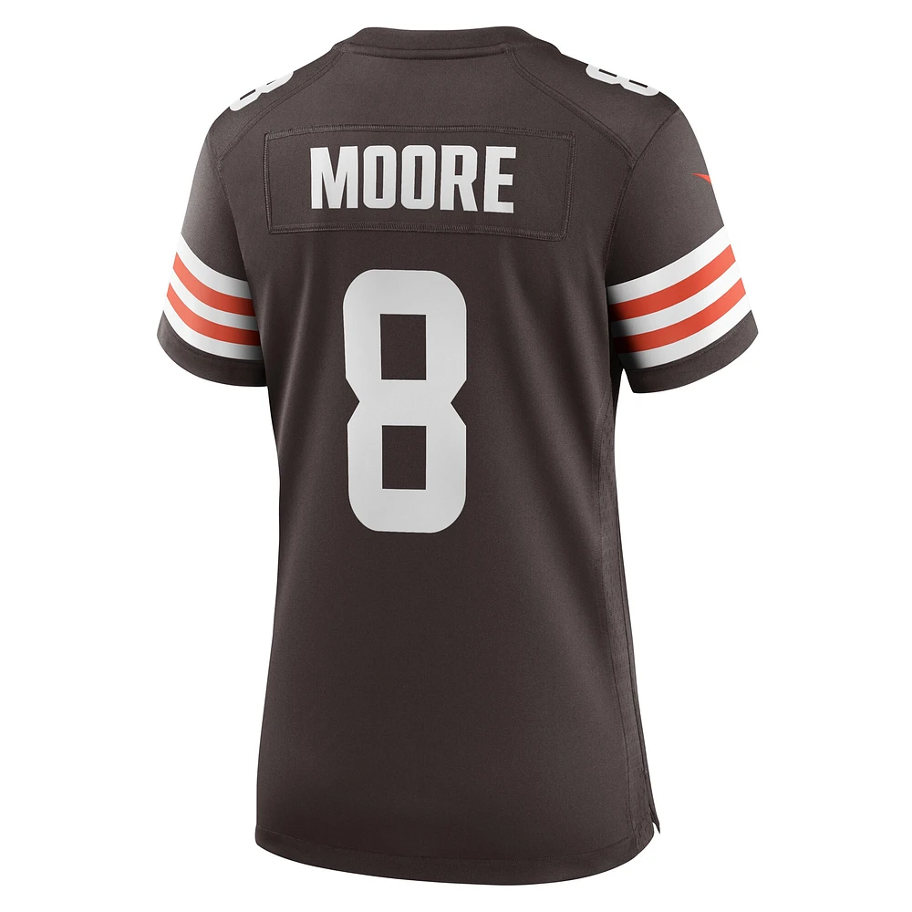 Women's Nike Elijah Moore Brown Cleveland Browns Game Jersey
