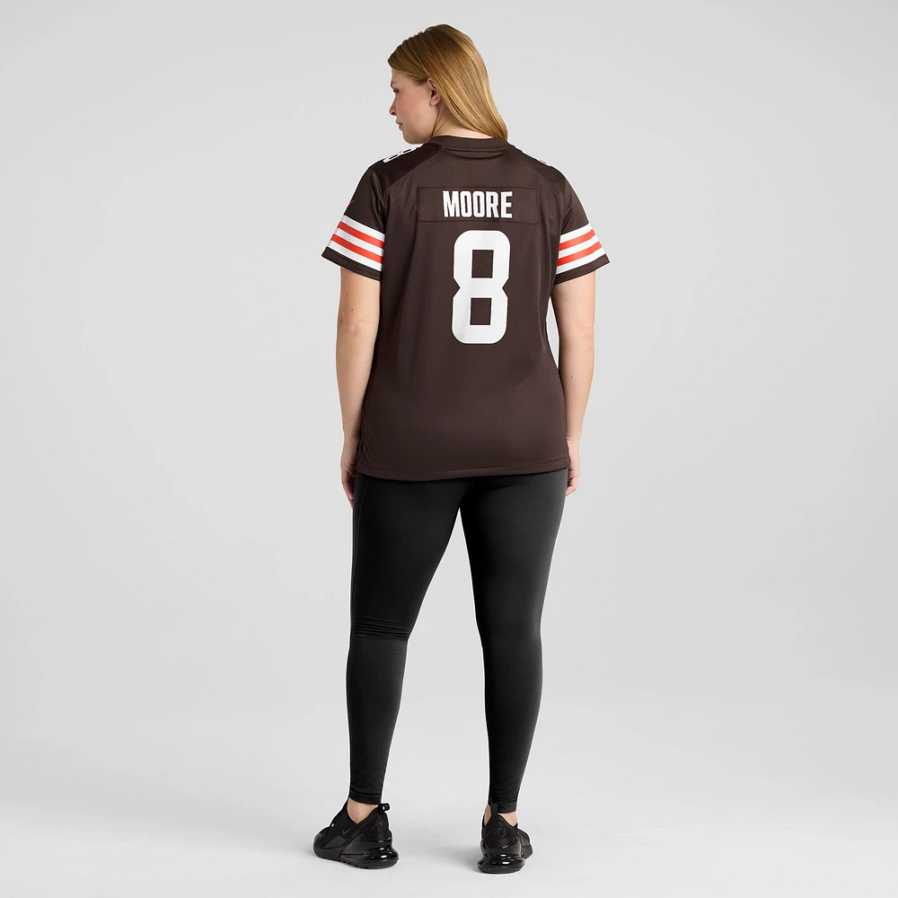 Women's Nike Elijah Moore Brown Cleveland Browns Game Jersey